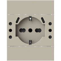 Presa multistandard 4box usb p503 compatibile bticino livingnow sabbia - 4busbp503.km