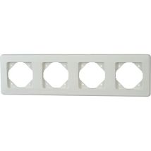 Kopp 4 vie Telaio di copertura Europa Bianco artico, Opaco 303413080 1 pz.