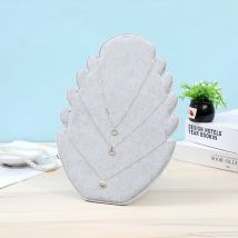 Présentoir de colliers en velours, présentoir de bijoux en velours pour bracelets, colliers, rangement de bijoux suspendus(Planche à flammes velours
