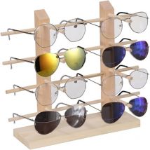 Présentoir De Lunettes, Support d'Affichage de Lunettes de Soleil en Bois, Porte Lunettes De Soleil Créatif Support De Lunettes, Peut Contenir