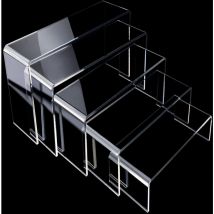 Longziming - Présentoir en Acrylique Transparent,Armoire à bijoux,5 Niveaux Présentoir Acrylique Étagère pour Figurines Pops, u Vitrine Supports pour