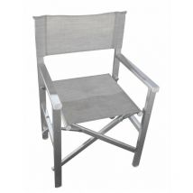 Magazzini Cosma - Président Close Director de la plage en aluminium texte Grey - Grey