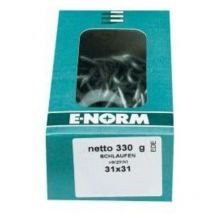 Enorm - Presillas, galvanizadas de caliente, paquetes pequeños autoservicio, 2,0 x 20 (Por 40)