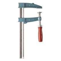 Pressa a vite con freno e manico in legno 80cm Asta Urko 35x8mm sporgenza 120mm - 1514080