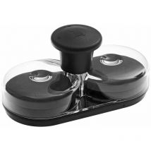 Pressa per mini hamburger Weber 6485 Accessori Barbecue Cucina Doppio stampo