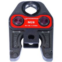 Rothenberger Pressbacke Standard M28 – Axialschubkraft 32-34 kN – Durchmesser 12-54 mm – Geschmiedeter Spezialstahl