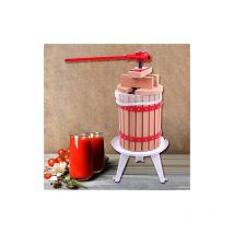 Naizy - Presse-fruits 12L Presse-vin manuelle Presse-pommes Presse-fruits Presse-agrumes Presse-purée avec chiffon de presse (presse-fruits 12L)