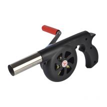 LIFCAUSAL Souffleur à Manivelle pour Barbecue Ventilateur Manuel Portable pour Cuisine Extérieure, Grillades, Pique-nique et Camping