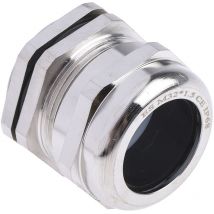 Rs Pro - Presse-étoupe M32 en Laiton nickelé pour câble de 15mm à 22mm, avec contre-écrous, IP68 ( Prix pour Paquet de 5 )
