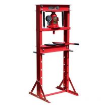 Le Poisson Qui Jardine - Presse d'atelier hydraulique de 20 tonnes + manomètre Rouge - Rouge