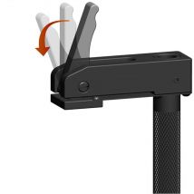 Presse de bureau pour travail du bois 20mm action rapide pince de maintien pour le du bois maintien Table MFT pour le travail du bois en alliage