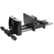 Jorgensen – Presse d'établi en fonte d'acier – Dimensions mâchoires 10x17 cm, ouverture max 22,8 cm, poids 15,5 kg – Crémaillère pour étagère