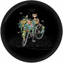 Kiub - Presse papier Chat vélo collection Bug Art Jewels
