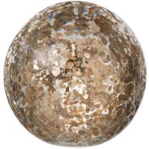 Presse papier sulfure or en verre 10.5 cm