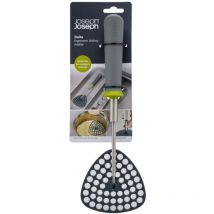 Joseph Joseph Delta Presse Puree de Pommes de Terre Manuel en Nylon, Pliable Broyeur de Pommes pour Fruits, Légumes, Gris/Ver, 4 (10161)