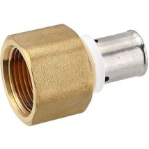 Pressfitting-übergang 16 X 2,0 Mm - 3/4 Zoll Innengewinde Für Mv-rohr
