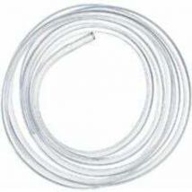 Mowze - Tuyau pvc Souple Transparent 5 Mètres, 4 × 6mm Tube Flexible de Pression,Tuyau d'Oxygène d'Aquarium