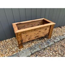 Charles Taylor Trading - Prestbury Raised Rectangular Large Trough - Timber - L41 x W83 x H42 cm