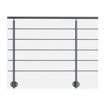 Kordo - prestio – Kit garde-corps 2m prêt-à-poser en aluminium