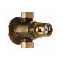 Presto - Robinet à travers cloison simple temporisé avec interface de connexion catc pour lavabo 512 s