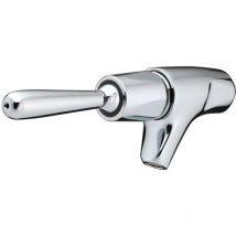 Presto - grifo temporizado lavabo un agua 504 xl mural palanca 63920