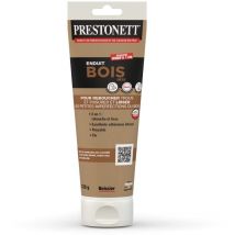 Enduit de Rebouchage et Lissage Bois 2 en 1 Prestonett bois en Pâte en Tube 330 g pour Intérieur et Extérieur