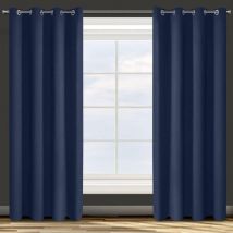 Prêt rideau D91 parisa 135X250 cm bleu marine