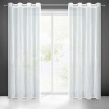 Prêt Rideau Solei 140 X 250 Cm Blanc