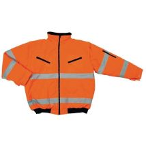 Blouson Aviateur De Signalisation Taille L Orange 100 % Pes