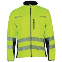 Asatex - Warnschutz-Softshelljacke Prevent Trendline Größe xxl gelb/schwarz