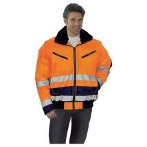 Prevent - Warnschutz-Pilotenjacke Gr.M orange/marine orange/marine