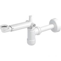 Preloc Universal-Platzspar-Siphon für Badwaschbecken aus recyceltem Kunststoff - Prevex