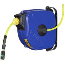 Industrie-Schlauchaufroller mit gebremstem Schlaucheinzug bis 15 m - 8 mm innen drfb 0815ES mit Sicherheitskupplung esi 07 - Prevost