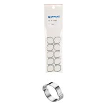 Standard Ohrenkette - Behandelter Stahl - 10er Pack - Ø15 bis 18 mm - 1518P - Prevost