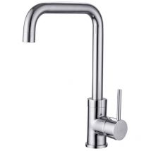 Rhode U-Spout Kitchen Sink Mixer Tap - Chrome - Prima