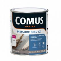 Primaire bois 127 - Blanc 0.75L - Primaire d'impression destinée à la mise en peinture des bois neufs ou décapés Comus marine
