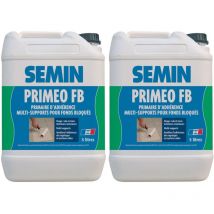 Semin - Primaire d'Adhérence pour sols Priméo fb - Sols - Intérieur/Extérieur - Bidon 5 l (lot de 2)