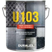 Primaire d'accrochage et de protection antirouille U103 blanc impérial 1L Duralex 110100406
