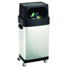 Abfalleimer Küche 65 l Mülleimer mit 4 Rollen 88 x 44 x 32 cm - Primaster