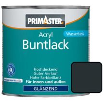 Primaster - Acryl Buntlack 750ml Anthrazitgrau Glänzend Wetterfest Holz & Metall