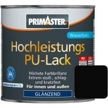 Primaster - Hochleistungs PU-Lack 750ml 2in1 Tiefschwarz Glänzend Acryllack