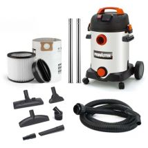 Primaster Nass-trockensauger Pro 25 Si 1800 W 25 L Edelstahlbehälter Nass-trockensauge