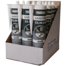 Sanitär Silikon weiß 310 ml 12 St. Kartonabnahme Silikon - Primaster