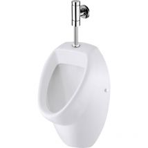 Primaster - Urinal Set Urinalbecken Wc Toilette Zulauf Druckspüler Siphon Keramik