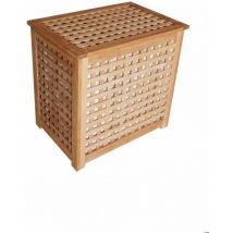 Wäschebox mit Innensack 55 x 37 x 52 cm Wäschekorb Wäschesammler - Primaster