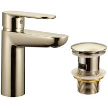 Primaster - Waschtischarmatur Prag Farbelightgold Wasserhahn