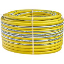 TECTOR PRIME FLEX 3/4'' WASSERSCHLAUCH 25 Meter PVC gelb/blau – 5-lagig – Temperaturbereich –15 °C bis +50 °C