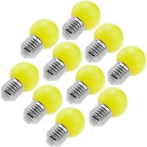 Primematik - Ampoule led G45 0,5W 230VAC E27 lumière jaune 10 pack