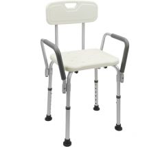 Primematik - Chaise de douche réglable en hauteur de l'accoudoir pour les personnes âgées