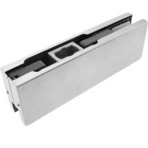 Primematik - Charnière inférieure en aluminium pour porte vitrée pour ferme-porte de sol
